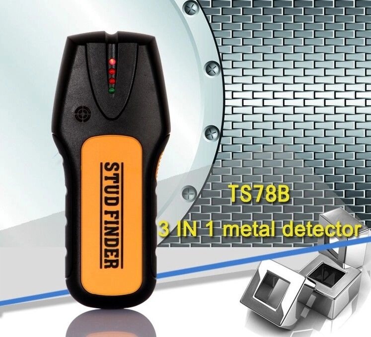 Детектор 3 В 1 Stud Finder TS-78B портативний, детектор металу, дерева, електропроводки - характеристики