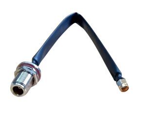 Пігтейл перехідник віконний N-female (гніздо) - RP SMA-male (гніздо) реверсивний в Дніпропетровській області від компанії ПО СПЕЦАНТЕННЫ  Связь без преград!