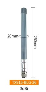 Антена 860-1000 МГц 3 dBi 50 Вт TX915-BLG-26 водонепроникна, N-male в Дніпропетровській області от компании ПО СПЕЦАНТЕННЫ  Связь без преград!