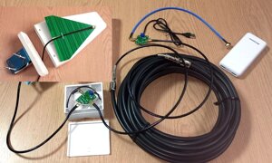 Комплект для виносу антени спектроаналізатора на щоглу з живленням LNA по кабелю з повербанком (82030)