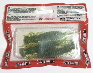Силіконова приманка Fanatik, LARVA 3.5", колір 022, 3 штуки