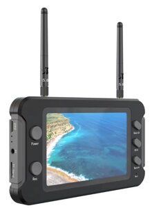 Монітор FPV 5,8GHz з відеореєстратором, 40CH 4,3" РК-дисплей 800х480, 16:9 NTSC/PAL, 3.7V/1200mAh, автоматичний пошук