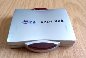 Хаб USB 2.0 4Port, для радіоаматорів (ремонт або на запчастини)