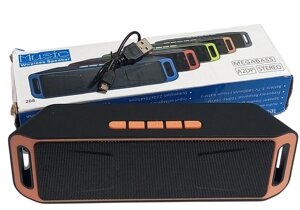 Bluetooth колонка, FM радіо Megabass A2dp 208О Stereo, USB/TF/microUSB/AUX