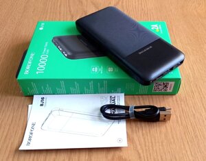 Power Bank (повербанк) BOROFONE BJ16-B 10000 мАг, 2хUSB, 1 Type-C