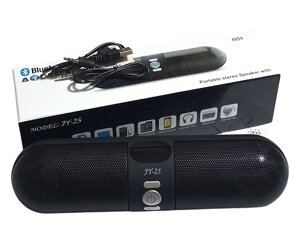 Радіоприймач FM, Bluetooth колонка SPS WS JY-25, FM радіо, MP3 (TF/USB), AUX, LED дисплей, 1200 мАг