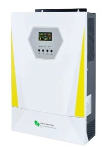 Гібридний сонячний інвертор ECGSOLAX 6200W 48V чистий синус, MPPT контролер 120А, паралельна функція BMS