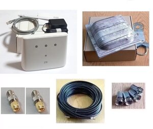 3G/4G LTE інтернет комплект з високошвидкісним роутером MF293R, MIMO антеною, 20 м кабелю RG-6 та перехідниками в Дніпропетровській області від компанії ПО СПЕЦАНТЕННЫ  Связь без преград!