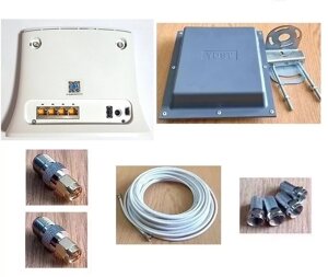 4G LTE MIMO WiFi роутер ZTE MF285Nз антеною панельною MIMO 16 дБ, 2хSMA-male перехідниками, 20м кабелю RG-58U 50 Ом в Дніпропетровській області від компанії ПО СПЕЦАНТЕННЫ  Связь без преград!