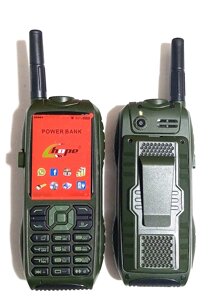 Мобільний телефон HOPE 2G 900/1800 МГц, 2.4", 3х SIM-карти, TFT, SOS, FM, ліхтар, 15000 мАг, посилена антена, зелений