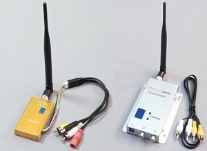 Комплект передавач/приймач FPV відео 1200 МГц для дронів, 8CH/12CH