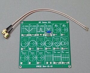 Демонстраційний комплект RF 2023 для NanoVNA VNA, тестова плата, векторний мережевий тестовий фільтр, атенюатор
