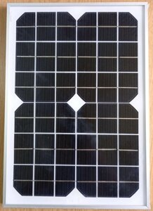 Сонячна панель монокристалічна Altek ALM-10 Вт