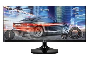 Б/у монітор широкоформатний 25" LG UltraWide 25UM58-P, 2560x1080, для геймерів, повністю робочий