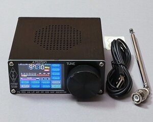 Стерео радіоприймач ATS25х1 FM LW (MW SW) SSB, 2,4" сенсорний РК-дисплей, антена, всехвильовий цифровий