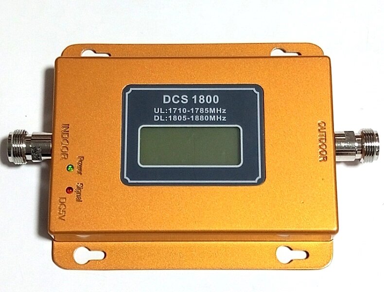 Підсилювач мобільного інтернету 4g lte та мобільного зв'язку KW-1815-D 1800 МГц 70 дБ 15 дБм, 200-300 кв. м. від компанії ПО СПЕЦАНТЕНИ Зв'язок без перешкод! - фото 1