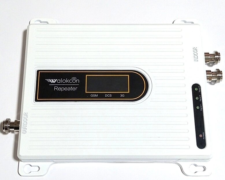 Підсилювач мобільного інтернету та зв'язку WLC-2070-GDW 900/1800/2100 МГц з 2-ма виходами, 250-400 кв. м. від компанії ПО СПЕЦАНТЕНИ Зв'язок без перешкод! - фото 1