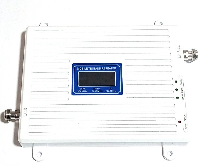 Підсилювач мобільного сигналу KD-2065-GWL 900/2100/2600 МГц, 500-600 кв. м. від компанії ПО СПЕЦАНТЕНИ Зв'язок без перешкод! - фото 1
