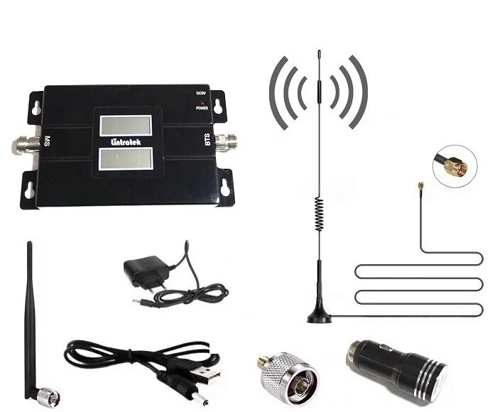 Підсилювач стільникового зв'язку та мобільного інтернету LTK-1560-GW 900/2100 МГц, комплект від компанії ПО СПЕЦАНТЕНИ Зв'язок без перешкод! - фото 1