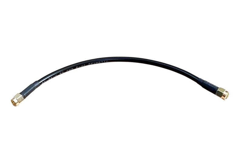 Пігтейл (перехідник) SMA-male (штекер) - SMA-male (штир), кабель RG-58U 30 см від компанії ПО СПЕЦАНТЕНИ Зв'язок без перешкод! - фото 1