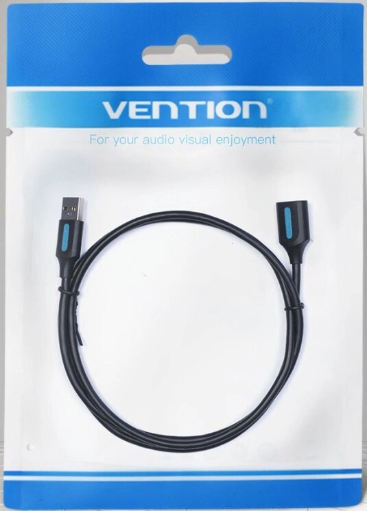 Подовжувач USB 3.0 Vention CBHB Black від компанії ПО СПЕЦАНТЕННИ Зв'язок без перешкод! - фото 1