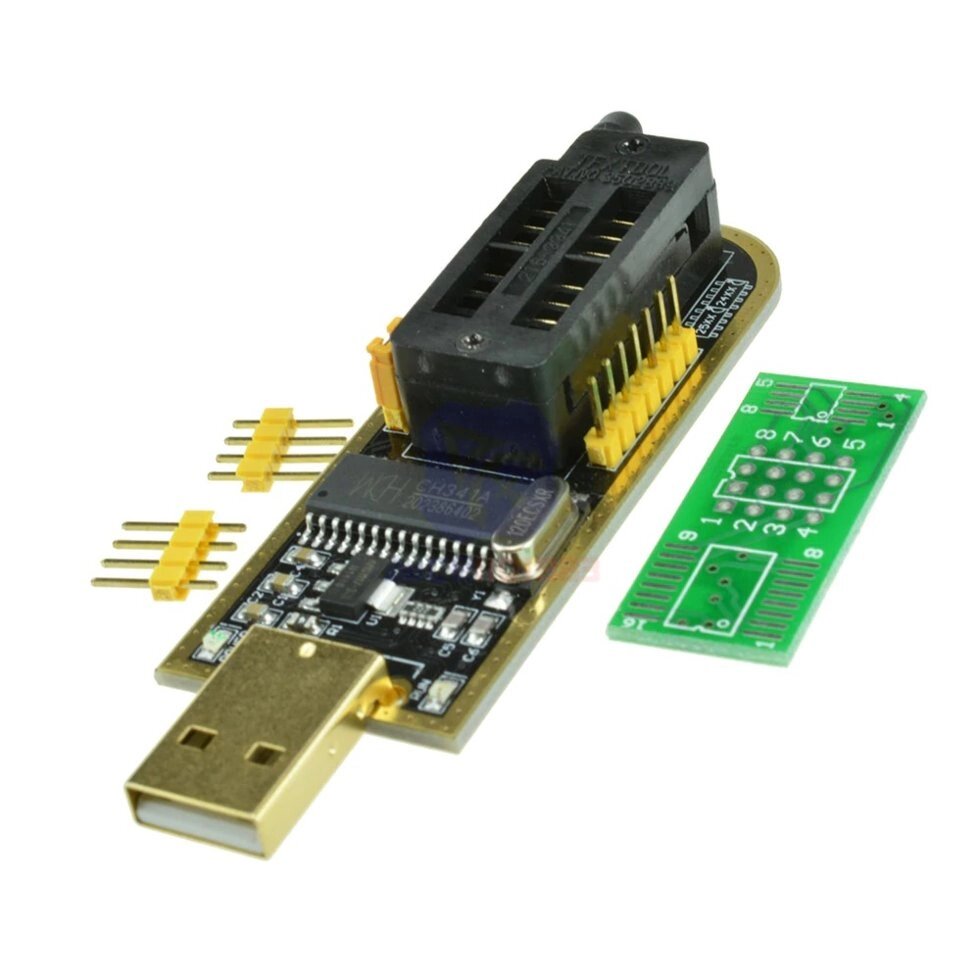 Програматор USB для мікросхем SPI flash, EEPROM від компанії ПО СПЕЦАНТЕННИ Зв'язок без перешкод! - фото 1