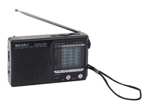 Радіоприймач FM/AM/SW, живлення 2хАА (у комплекті), KK9 Weather Radio, чорний