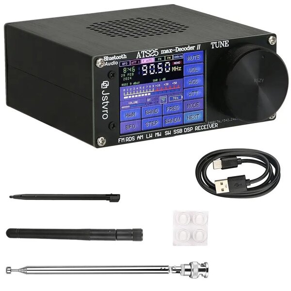 Радиоприемник SI4732 ATS-25 Max-Decoder 2 вседиапазонный DSP FM LW