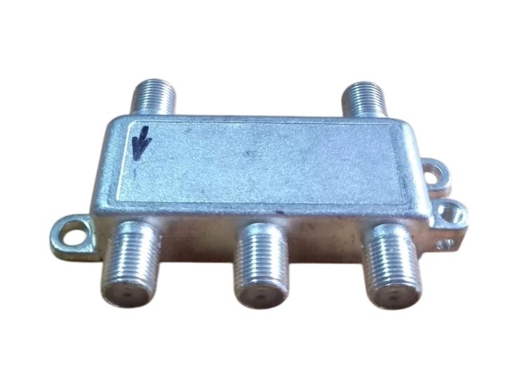 Спліттер (дільник) потужності на 4 точки на F роз'ємах від компанії ПО СПЕЦАНТЕНИ Зв'язок без перешкод! - фото 1