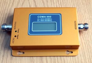 Підсилювач інтернету та голосового зв'язку KW-1570 CDMA 800 МГц для Інтертелекому, 200-300 кв. м.