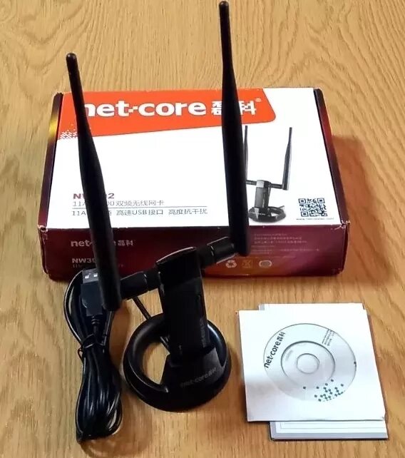Wi-Fi адаптер високошвидкісний двочастотний 2.4 ГГц/5.8 ГГц Netcore AC1200, 20 дБм, антени 2х5 дБ від компанії ПО СПЕЦАНТЕННИ Зв'язок без перешкод! - фото 1