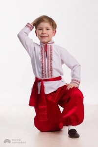 Карнавальний костюм "Українець"червоний)