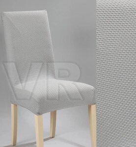 Еластичний чохол на стілець універсальний натяжний декоративний декоративний колір Сірий
