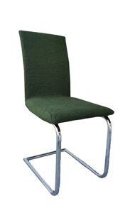 Еластичний чохол на стілець універсальний натяжний декоративний декоративний колір зелений