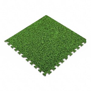 Пол пазл — модульне підлогове покриття 600x600x10 мм зелена трава (МР4) SW-00000153