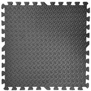 Підлога пазл — модульне підлогове покриття чорне 600x600x10 мм (МР15) SW-00001169