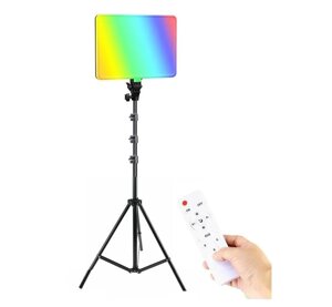Світло для фото RGB панель лампа для фону Відіосвітло прямокутне