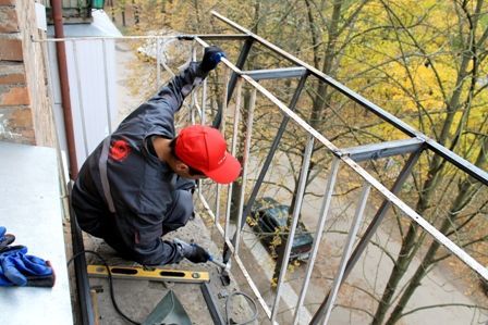 винос балкона по підвіконню